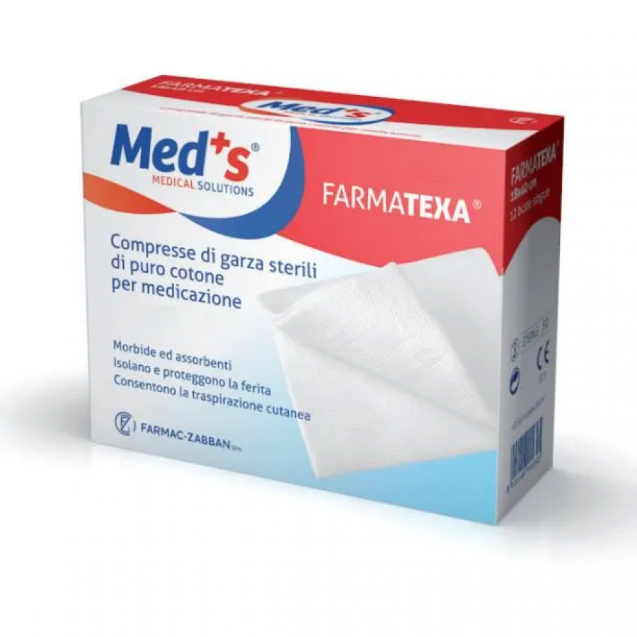 Meds Farmatexa Garza Compressa Idrofila 10x10cm 100 Pezzi