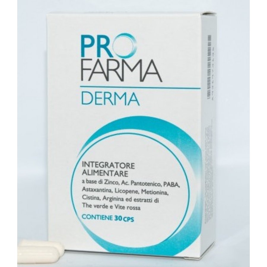 Elifab Profarma Derma Integratore Alimentare 30 Compresse - Zinco, Astaxantina e Estratti Naturali