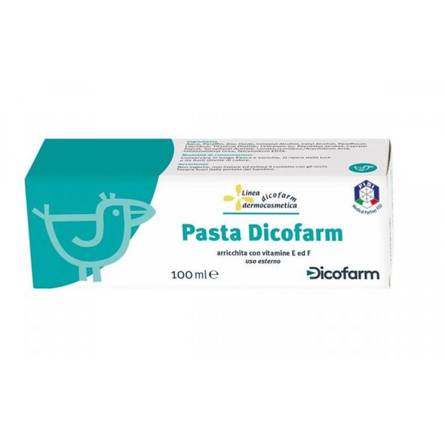 Dicofarm Pasta 100ml - Emulsione idrodisperdibile per pelli delicate