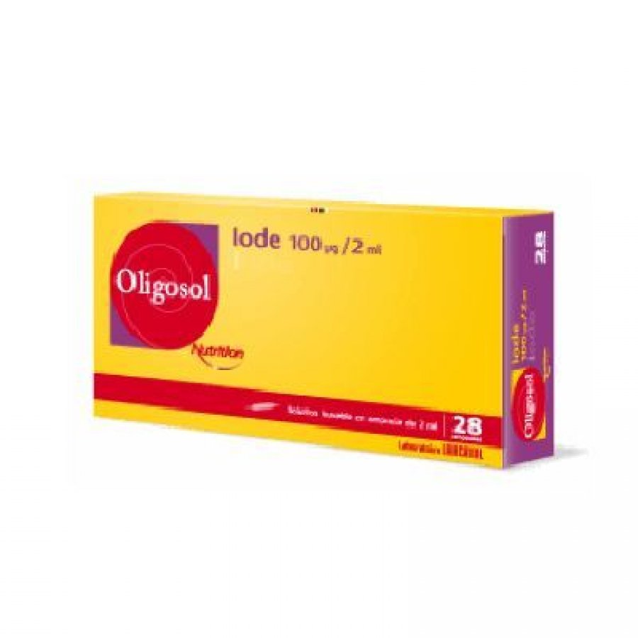 Labcatal Oligosol Iodio 28 Fiale Bevibili 2 ml - Rimedio Naturale per la Salute della Tiroide