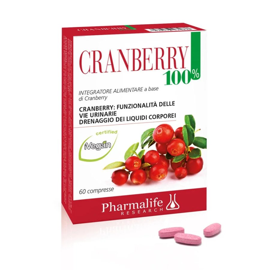 Pharmalife Research, Cranberry 100%, 60 Compresse