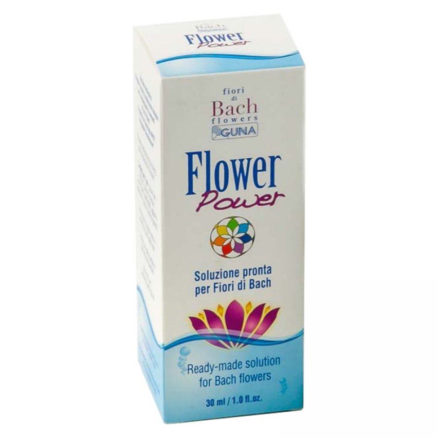 Flower Power Soluzione Pronta Fiori di Bach 30ml - Soluzione Idroalcolica Senza Glutine