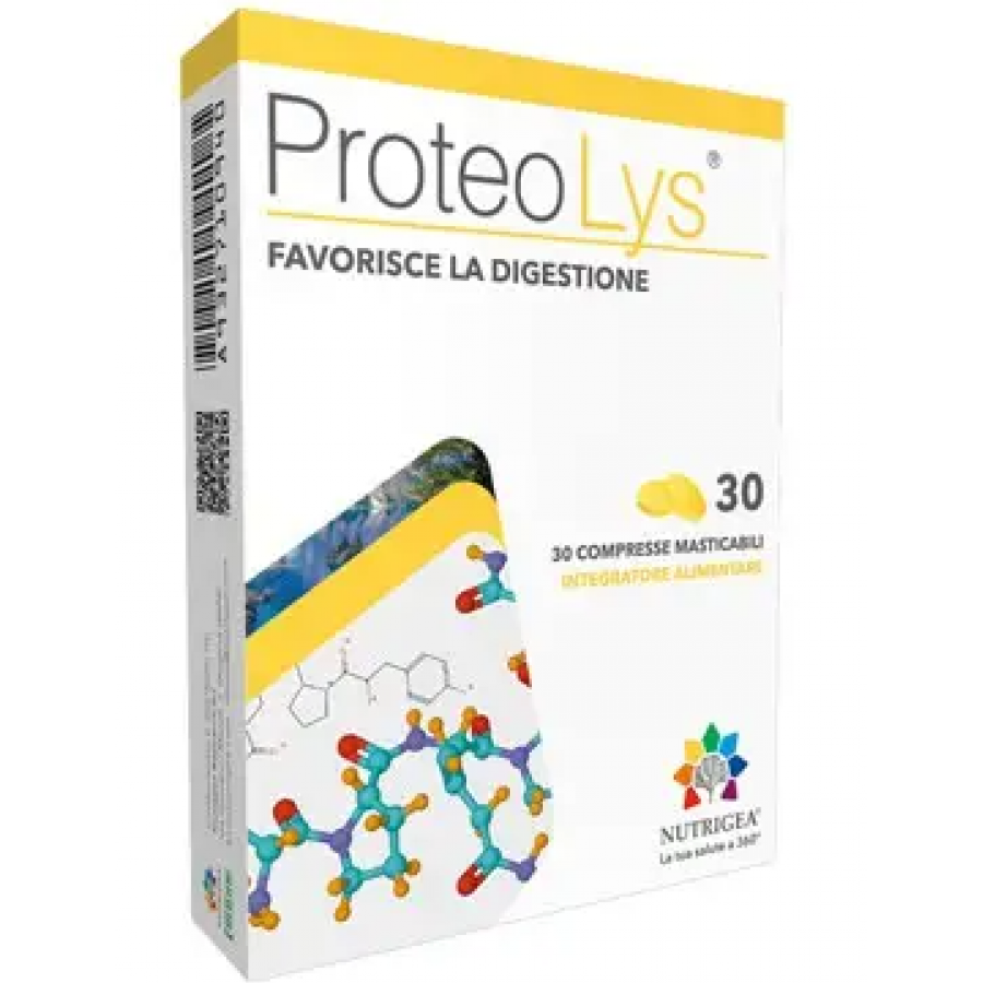 Proteolys 30 Compresse Masticabili - Integratore Enzimatico per la Digestione