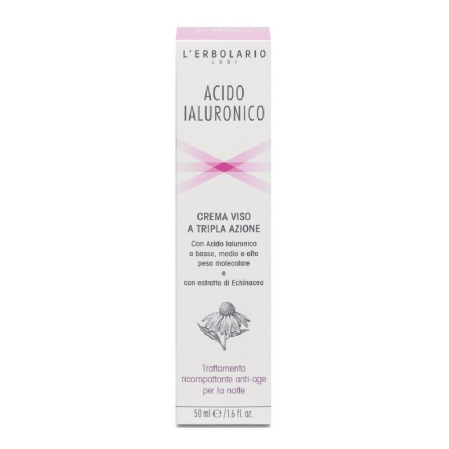 L’Erbolario Crema Notte con Acido Ialuronico Tripla Azione, 50 ml L’Erbolario Crema Notte con Acido Ialuronico Tripla Azione, 50 ml