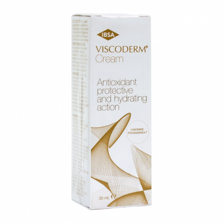Viscoderm Cream - Crema Antiossidante - Pycnogenol, Coenzima Q10, Vitamina E - Dopo Trattamenti Dermocosmetici
