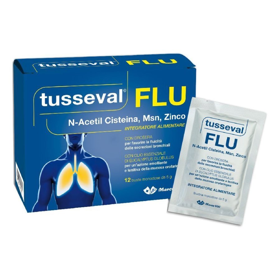 Tusseval Flu, 12 Bustine
