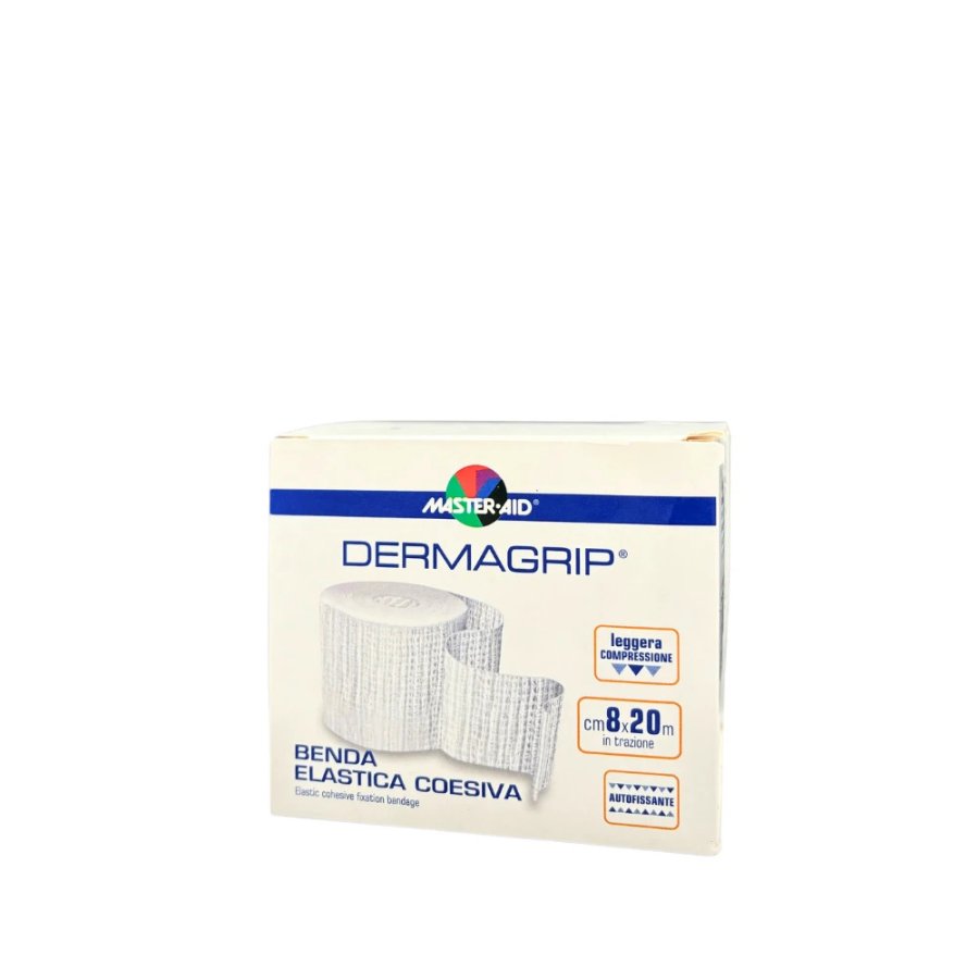 Master-Aid Dermagrip Benda Elastica, 8 cm x 20 m Master-Aid Dermagrip Benda Elastica, 8 cm x 20 m