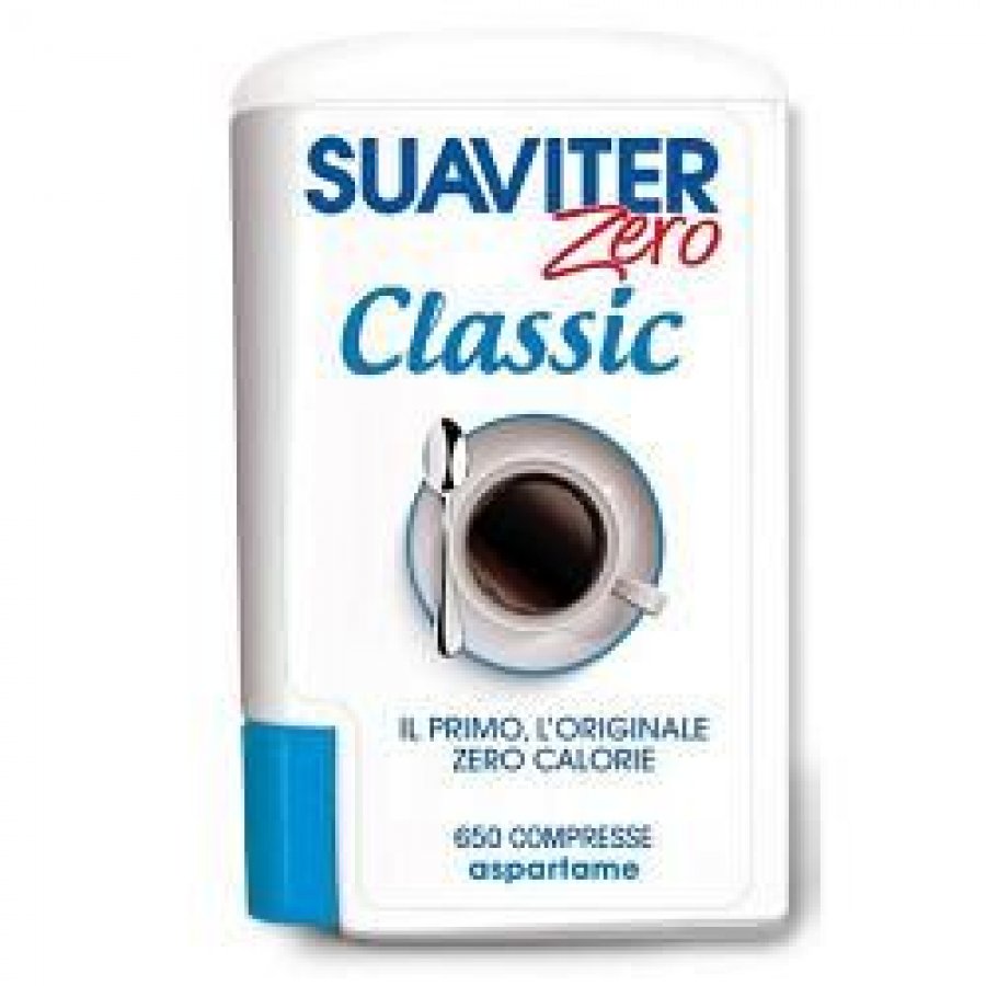 Suaviter Zero Classic 650 Compresse - Dolcificante Dietetico senza Zuccheri