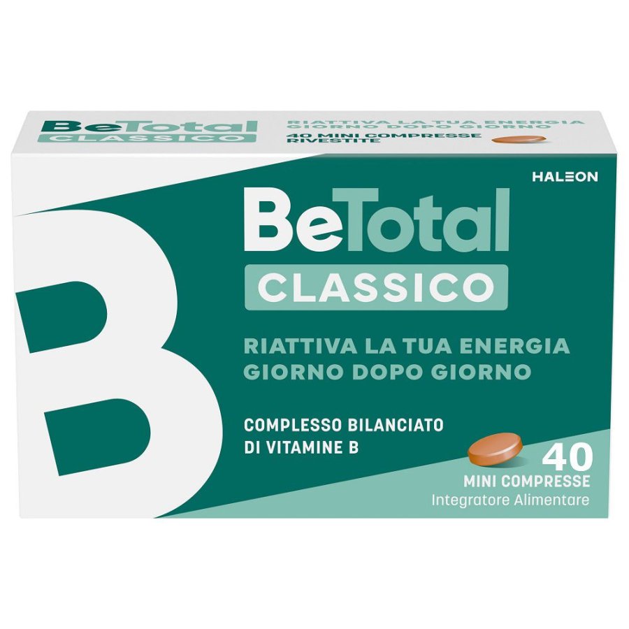 Be-Total - 40 Compresse Integratore Multivitaminico per Energia e Benessere