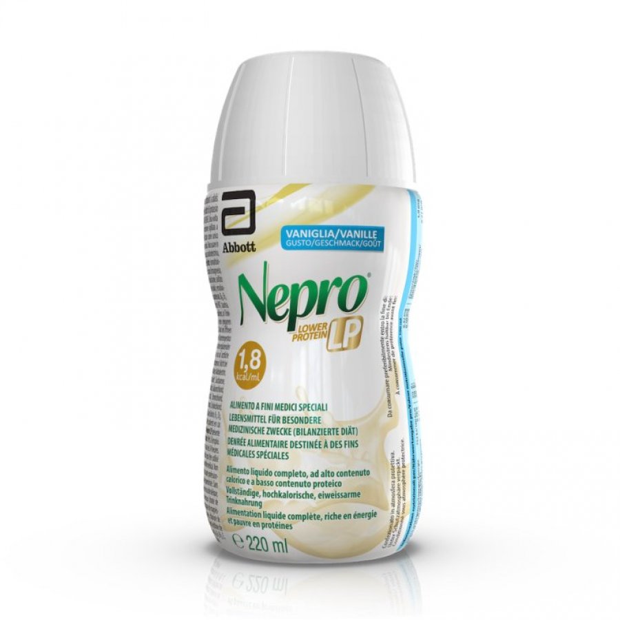 Nepro LP - Bevanda Vaniglia 220ml: Alimento Completo ad Alta Densità Calorica per Pazienti con Insufficienza Renale