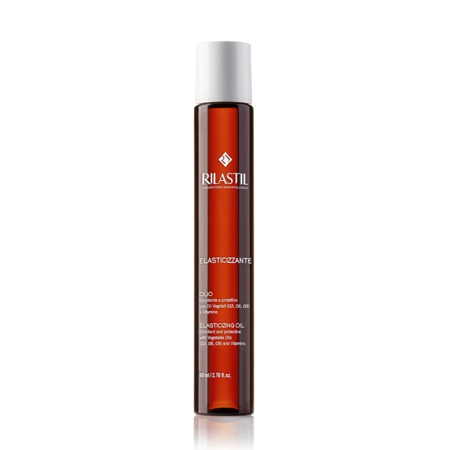 Rilastil - Olio Elasticizzante 80ml - Trattamento Corpo Emolliente e Restitutivo
