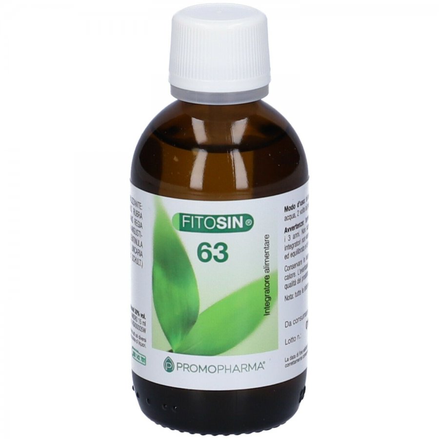 Fitosin 63 Gocce 50ml - Integratore Naturale per la Salute Gastrointestinale