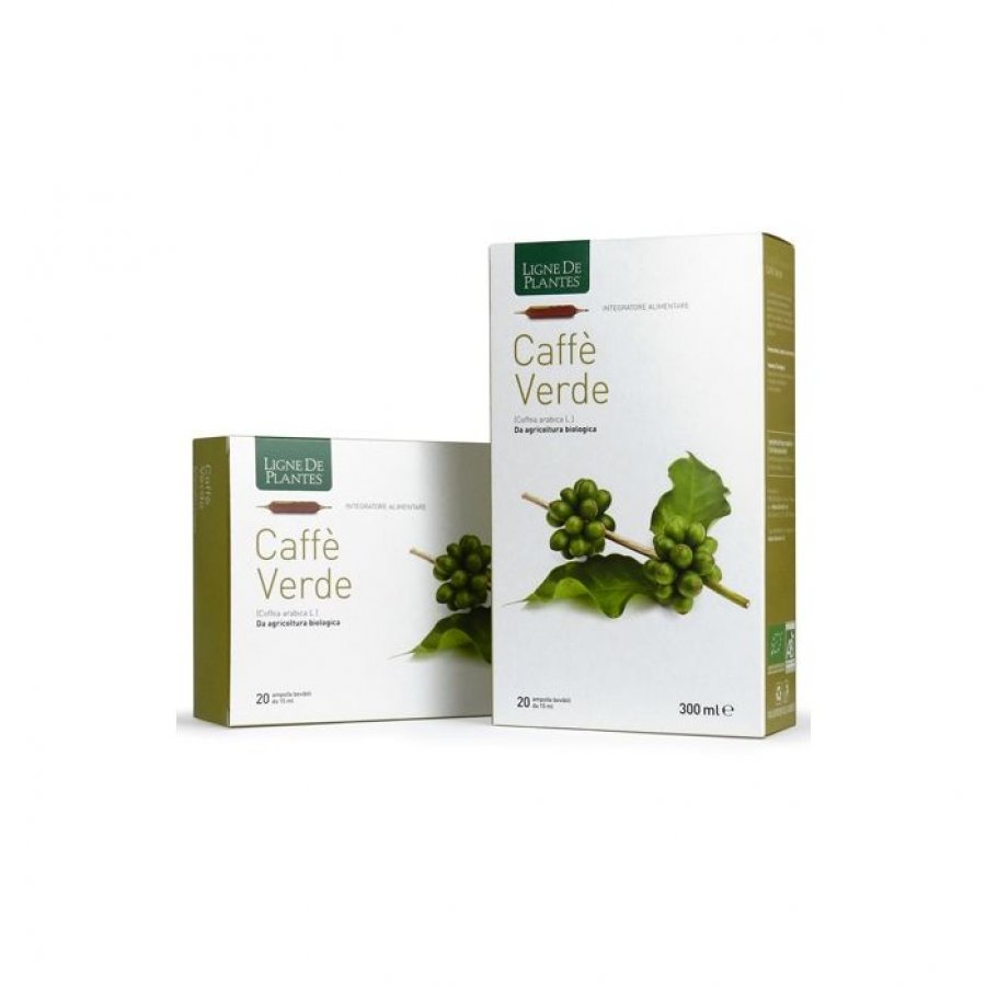 Caffè Verde Bio Integratore Alimentare 20 Ampolle da 15 Ml - Natura Service - Tonico Metabolico e Antiossidante