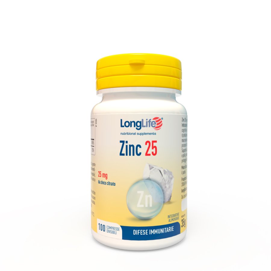 LongLife, Zinc, 100 Compresse