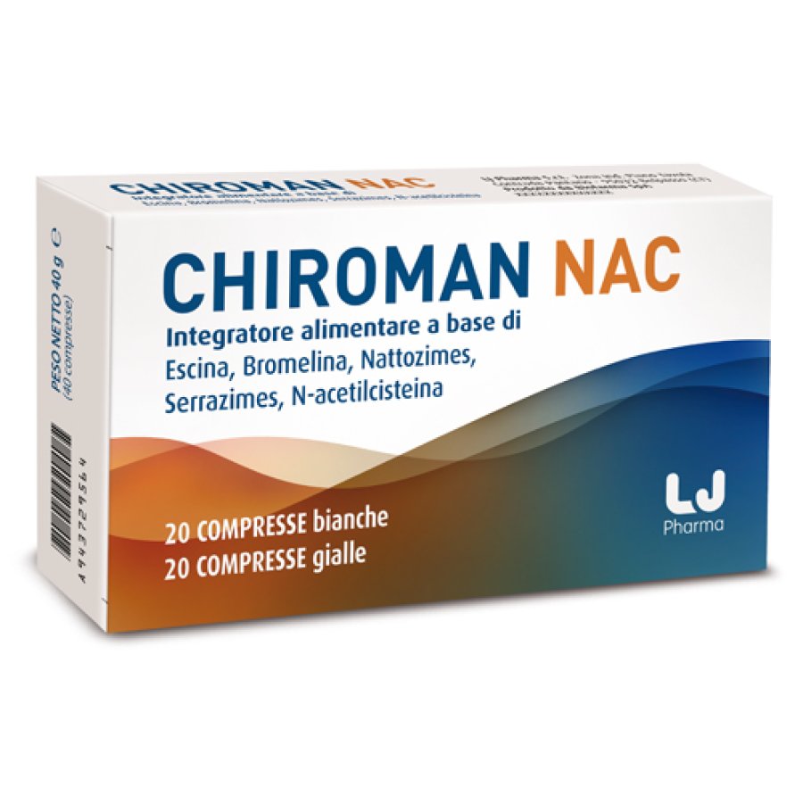 Chiroman NAC, 20 compresse +20 Compresse Chiroman NAC, 20 compresse +20 Compresse