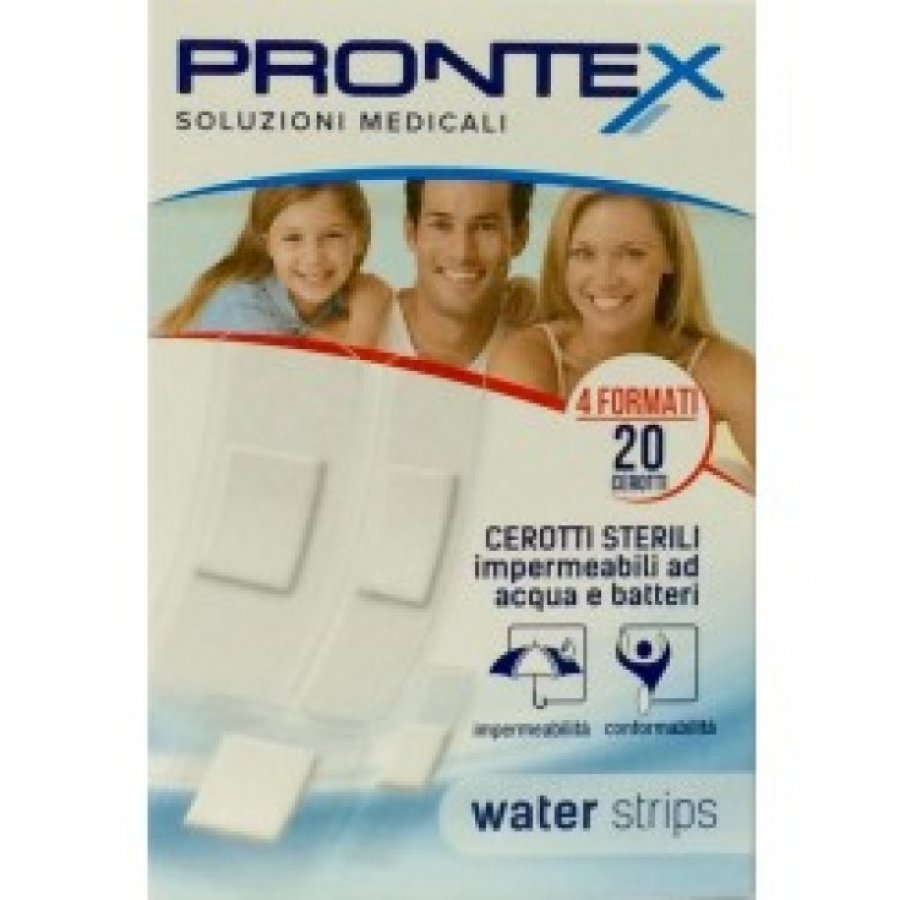Prontex Water Strips Cerotti Sterili Impermeabili 20 Pezzi