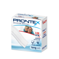 Prontex Long Aid - Cerotto Striscia Adesiva In TNT 50 x 6 cm Prontex Long Aid - Cerotto Striscia Adesiva In TNT 50 x 6 cm