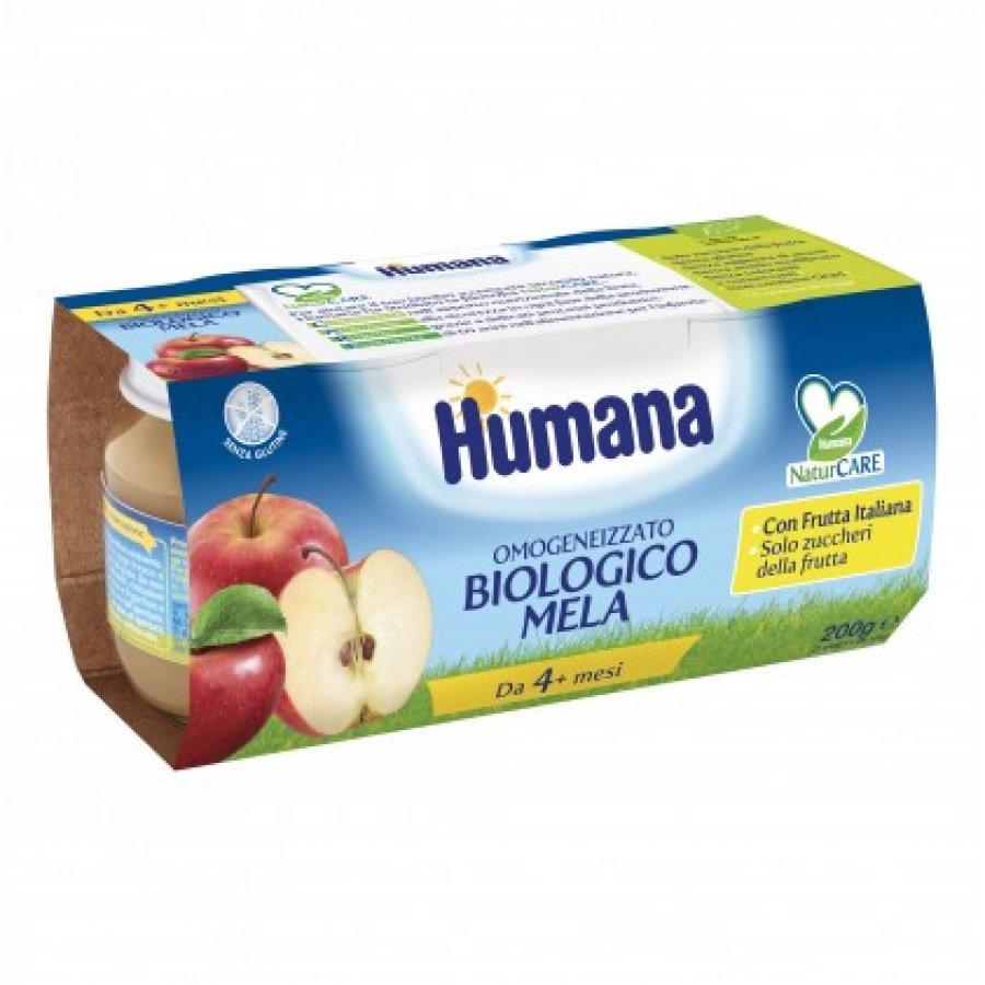 Humana omogeneizzato mela bio 2x 100 gr