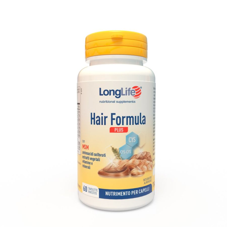 LongLife, Hair Formula Plus, 60 Tavolette 