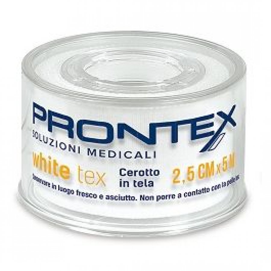 Prontex Cerotto Prontex White Tex 5mx2,5cm 1 Pezzo