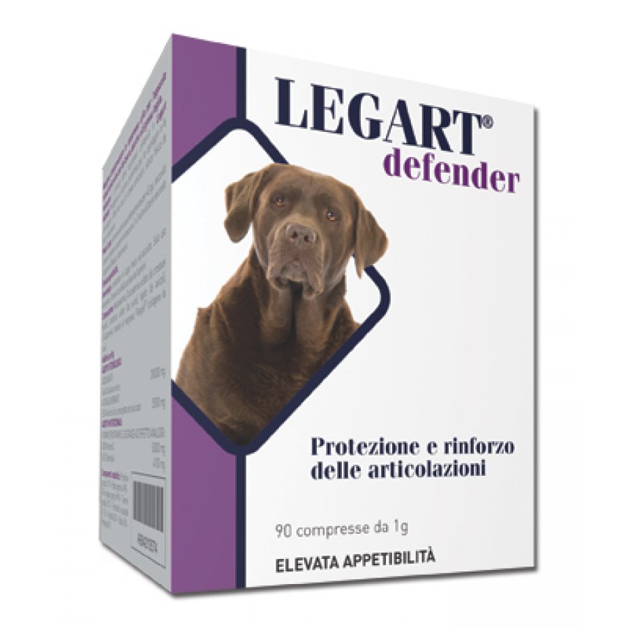 Legart Defender - Mangime Complementare per Cani - 90 Compresse - Supporto Immunitario