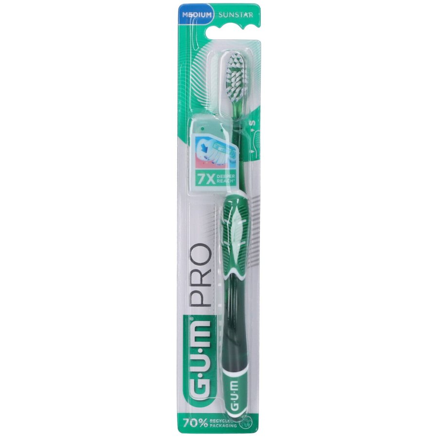 GUM Technique PRO Medium Verde, 1 Pezzo GUM Technique PRO Medium Verde, 1 Pezzo