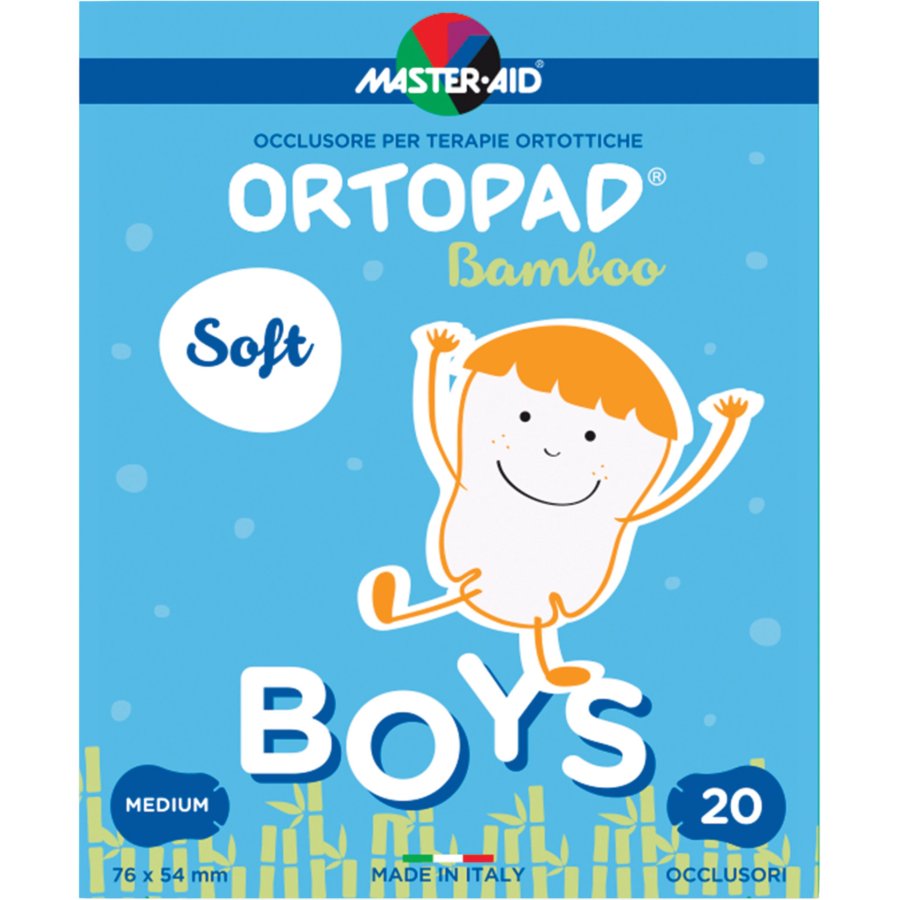 Master-Aid Ortopad Soft Boys Medium, 20 Pezzi Master-Aid Ortopad Soft Boys Medium, 20 Pezzi