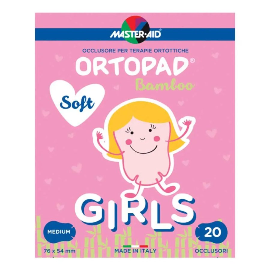 Master Aid Ortopad Soft Girl Occlusore Per Terapie Ortottiche M, 20 Pezzi