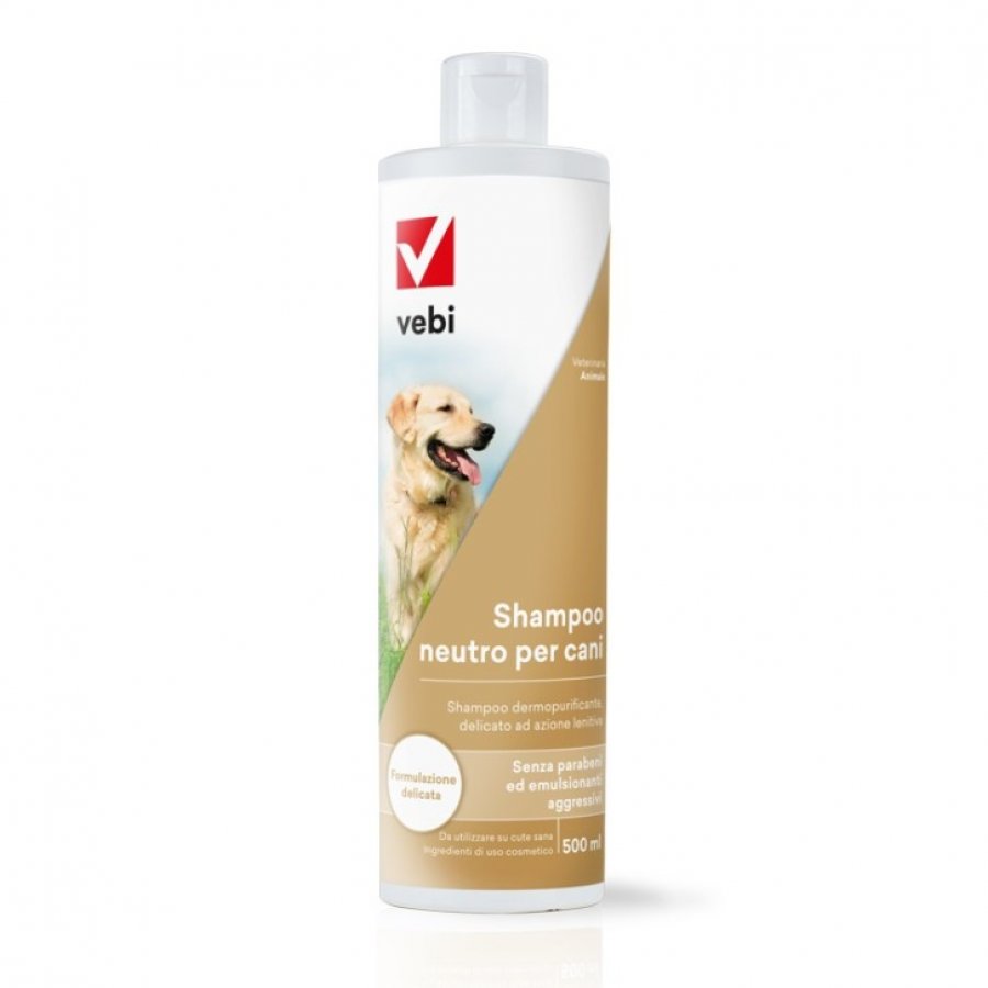Vebi Shampoo Neutro per Cani 500ml - Delicato e Idratante
