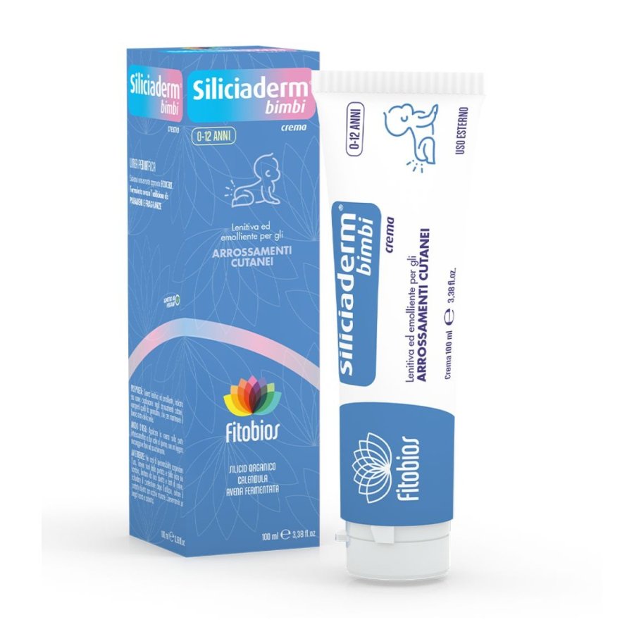 Siliciaderm Bimbi 100ml - Gel Idratante Lenitivo per la Pelle Delicata dei Bambini