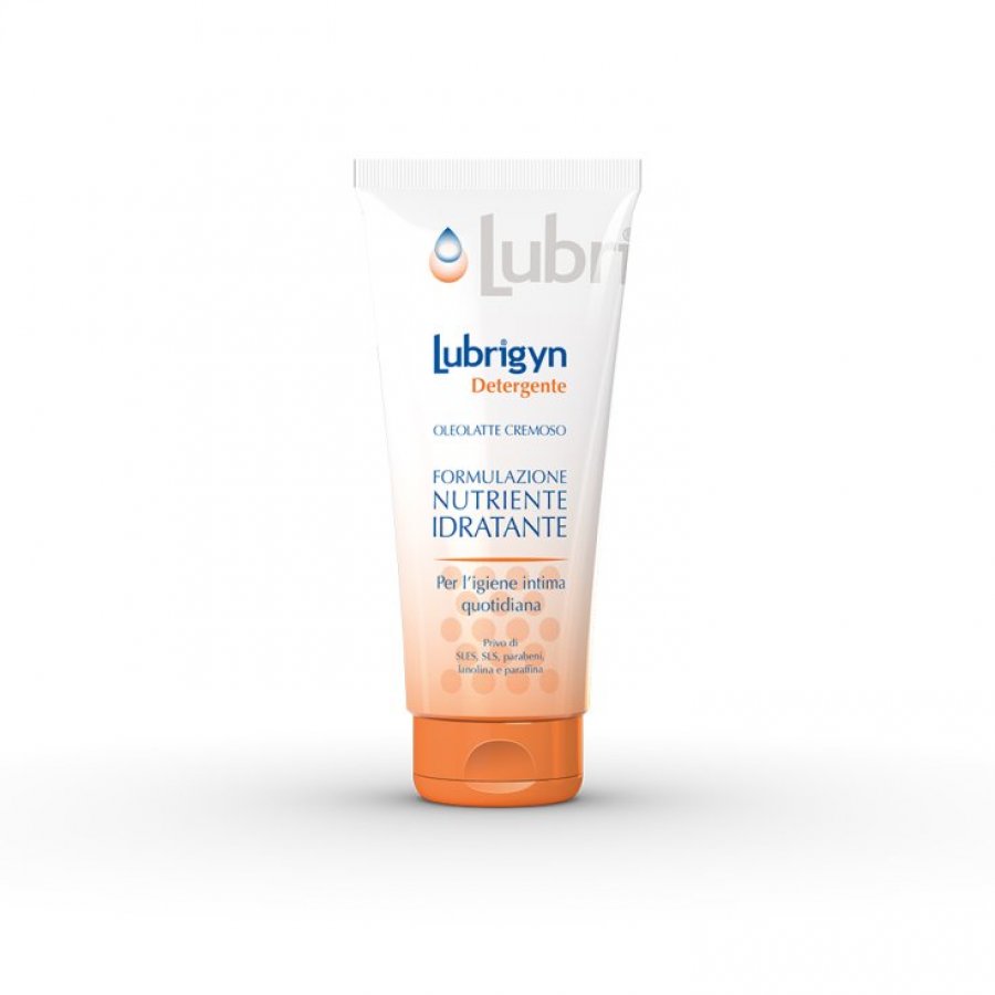 Lubrigyn Detergente Intimo 200 ml - Oleolatte per Igiene Intima Femminile, Ideale per Secchezza Vaginale