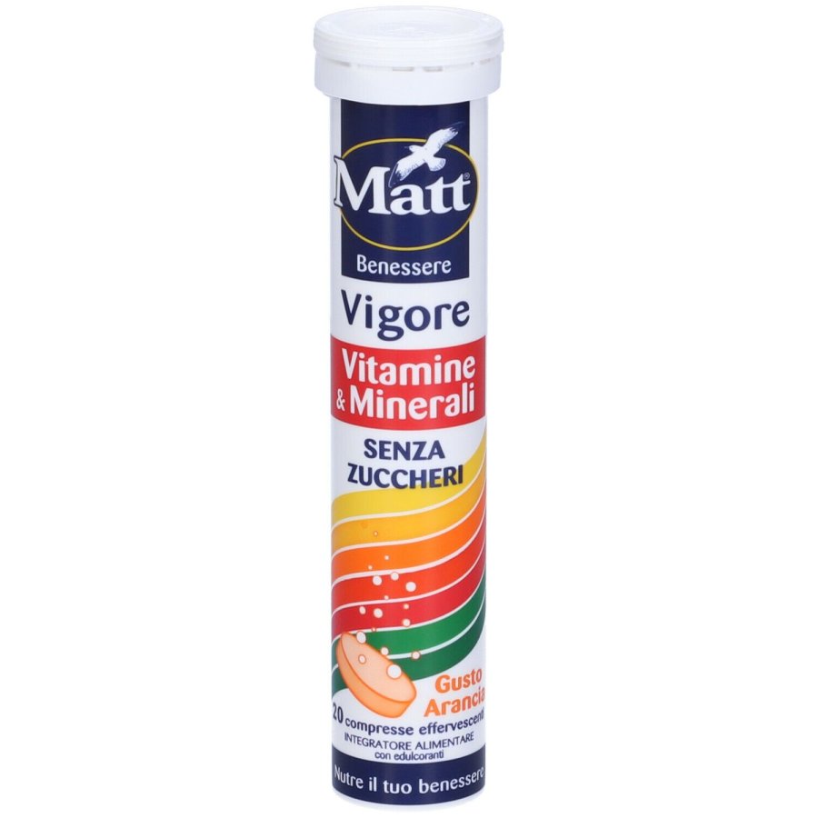 Matt, Vigore Vitamine E Minerali, 20 Compresse Effervescenti 
