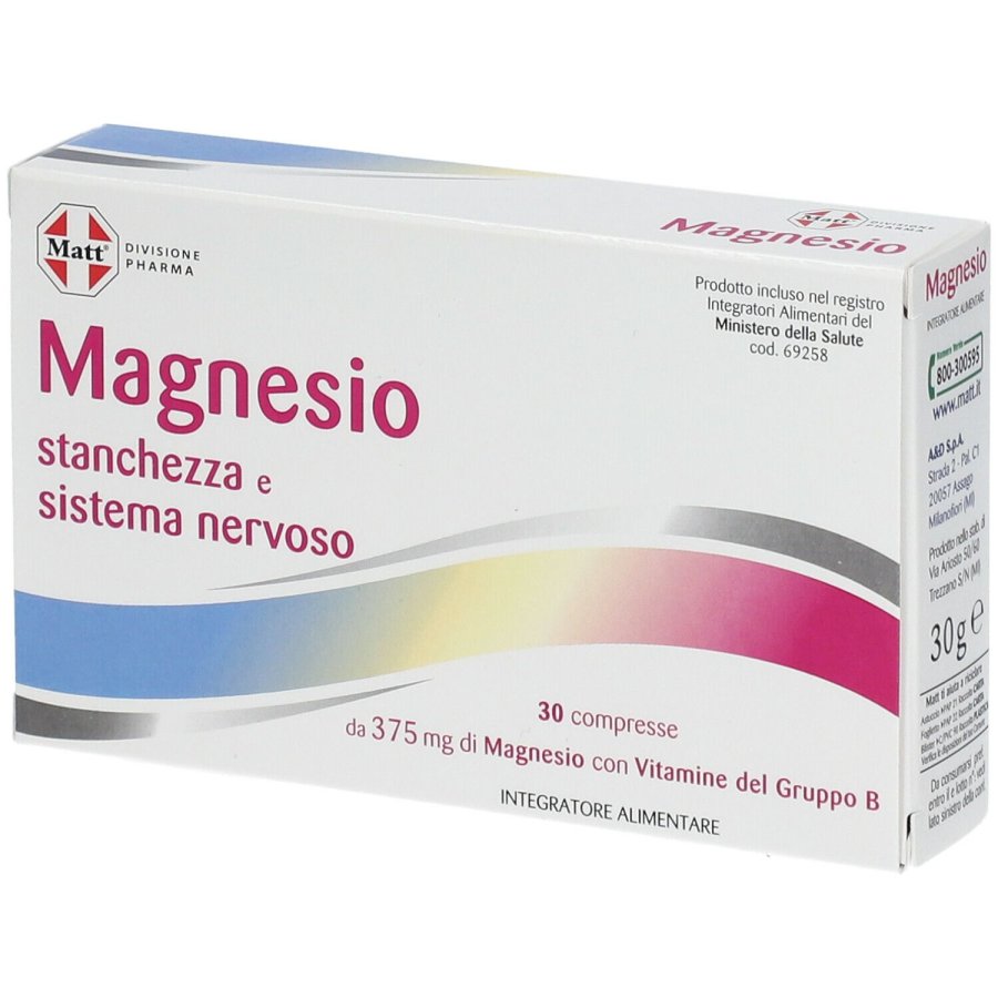 Matt Pharma, Magnesio, 30 Compresse