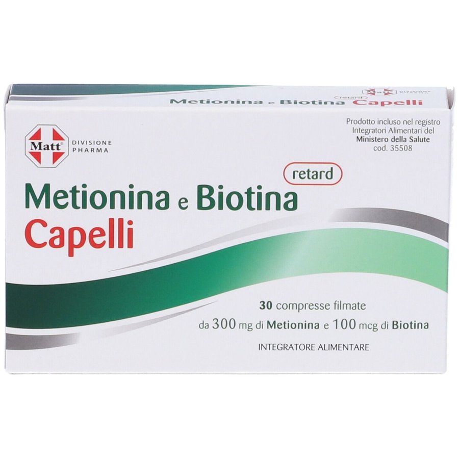 Matt Pharma, Metionina e Biotina Capelli, 30 Compresse 