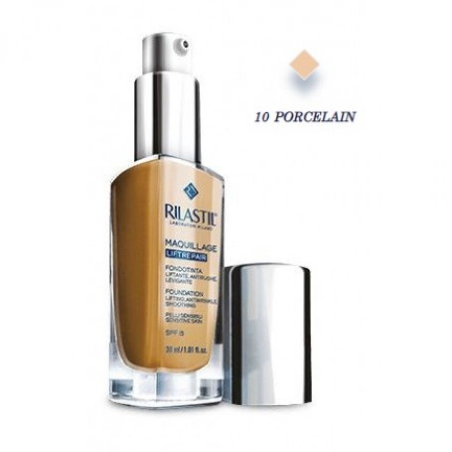 Rilastil Maquillage - Fondotinta Liftrepair Colore 10 30ml - Fondotinta liftante ad azione antirughe