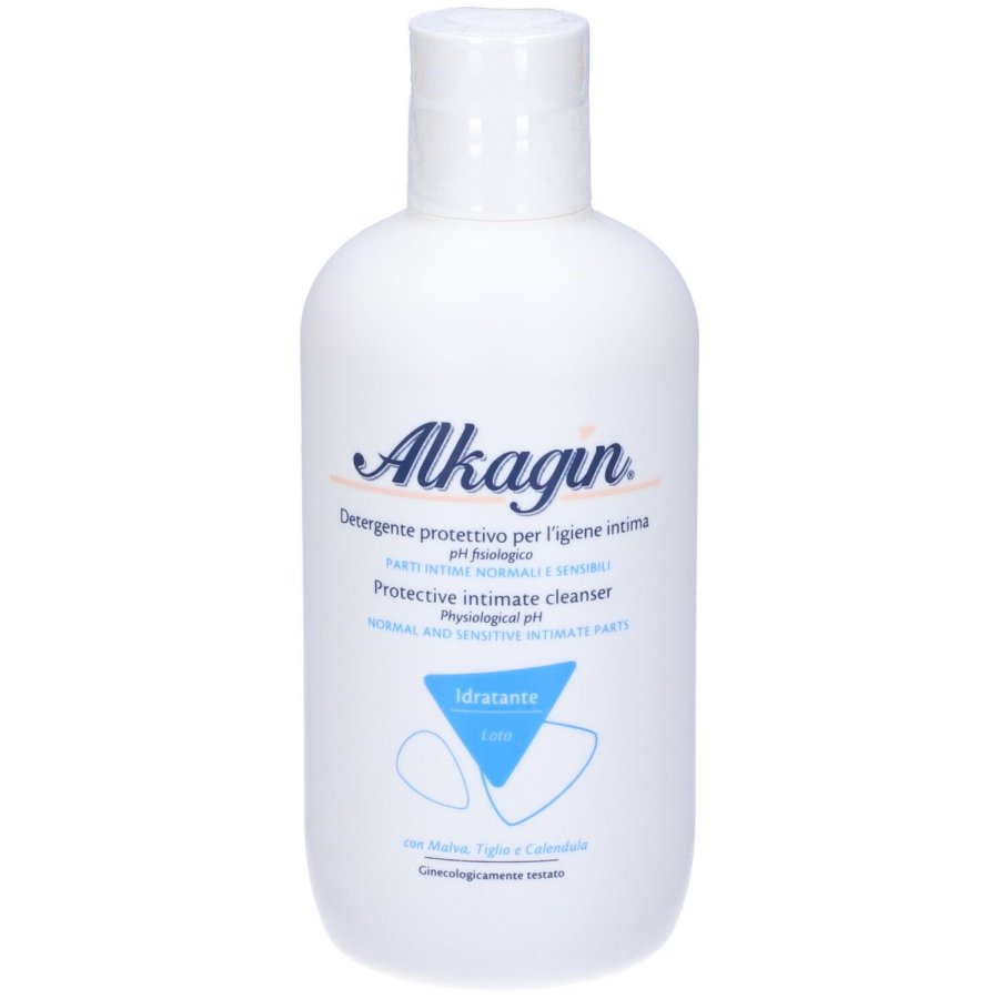Alkagin Detergente Intimo Protettivo Idratante con Loto a pH Fisiologico, 400ml