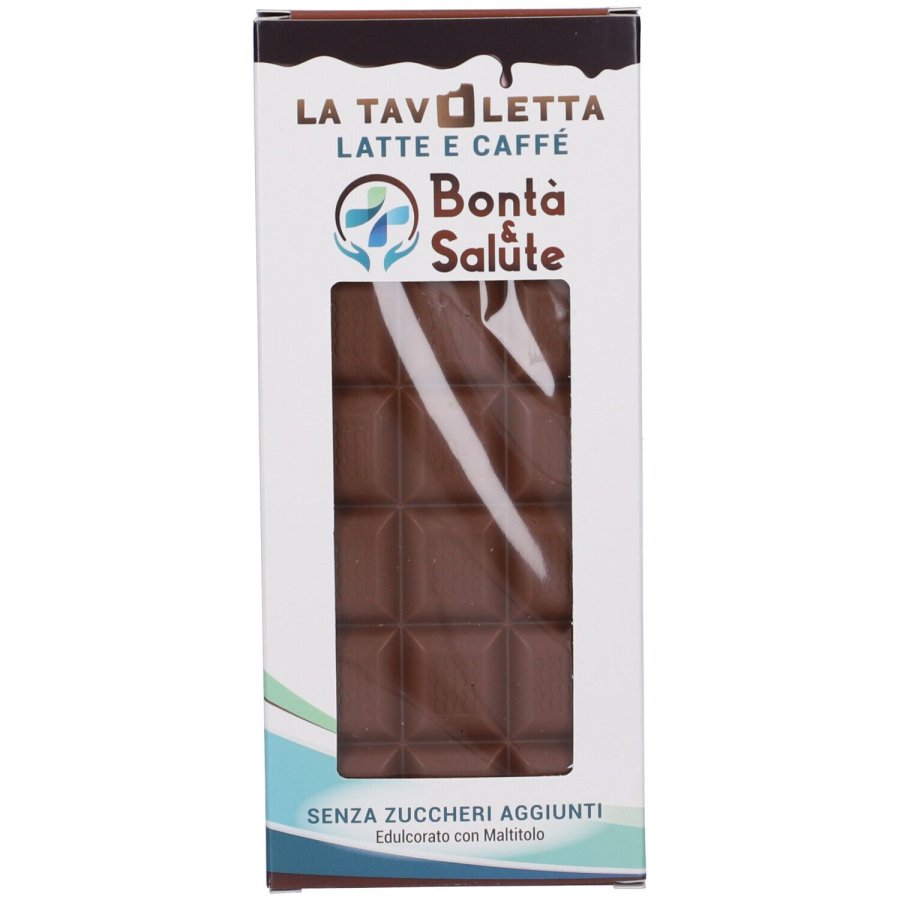 Nutrirè Latte e Caffè Tavoletta di Cioccolato, 90 g