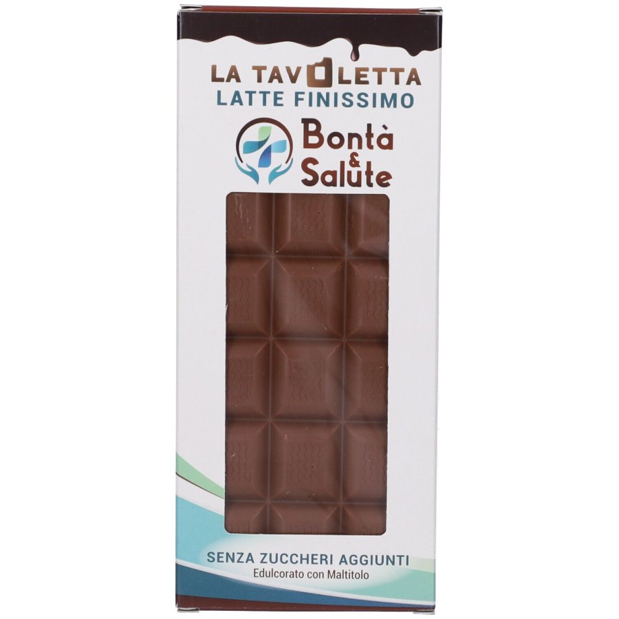 Nutrirè Latte Finissimo Tavoletta di Cioccolato al Latte, 90 g