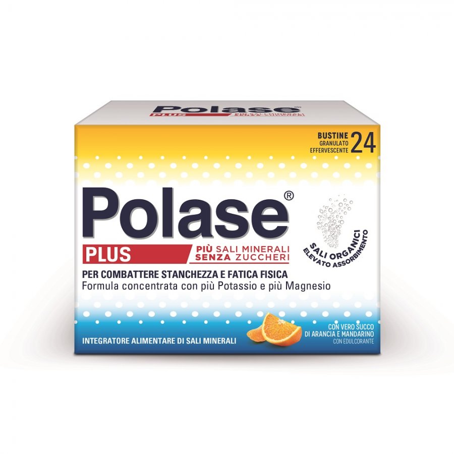 Polase Plus - 24 Bustine - Integratore di sali minerali e vitamine