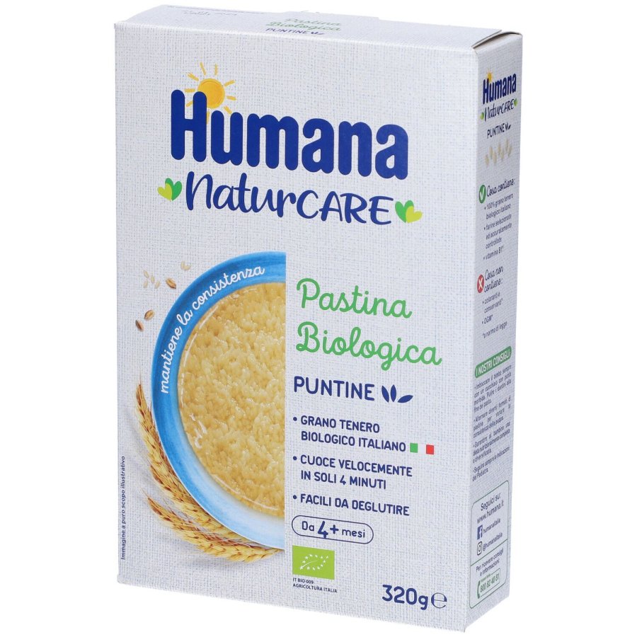 Humana, Puntine Biologiche Pastina, 320 g