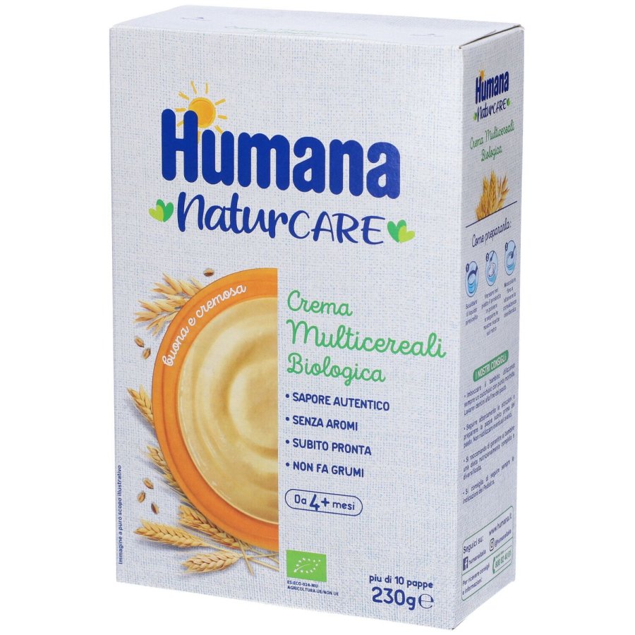 Humana, Crema Multicereali Biologica, 230 g