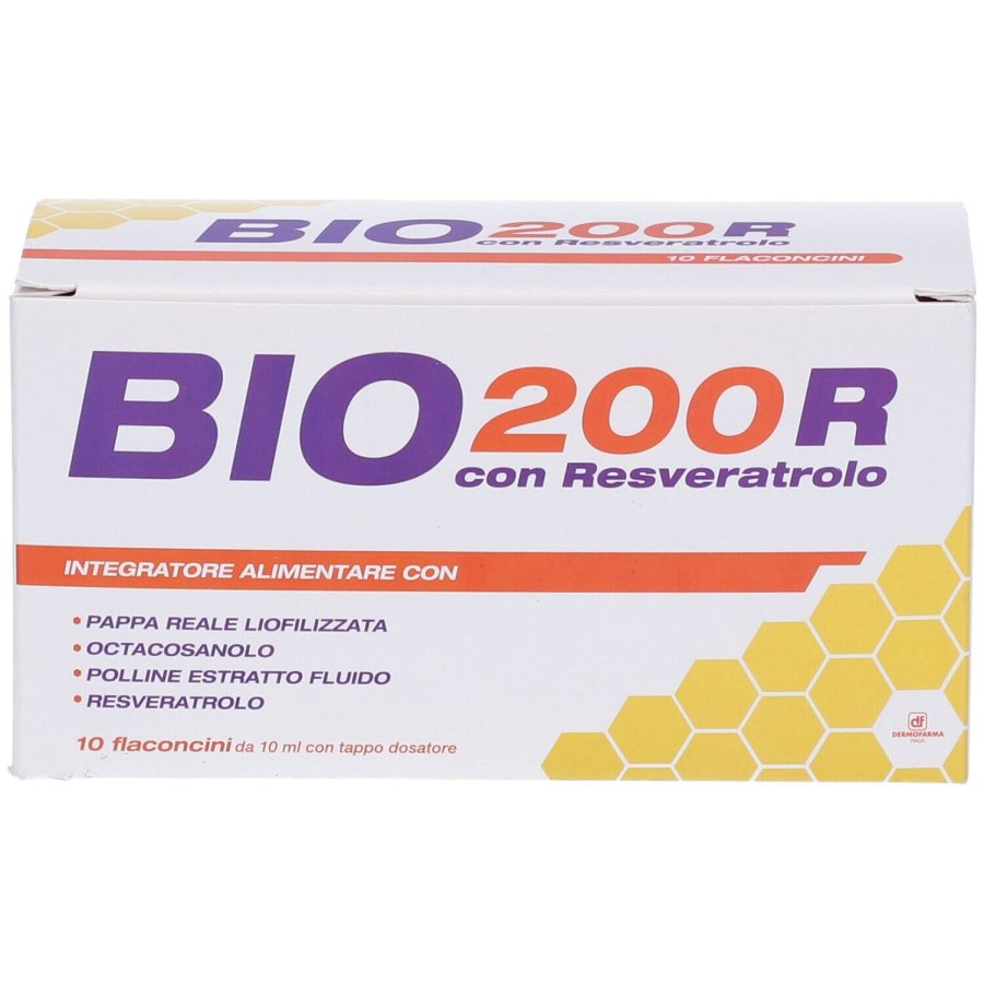 Bio200 R, Resveratrolo, 10 flaconcini da 10 ml