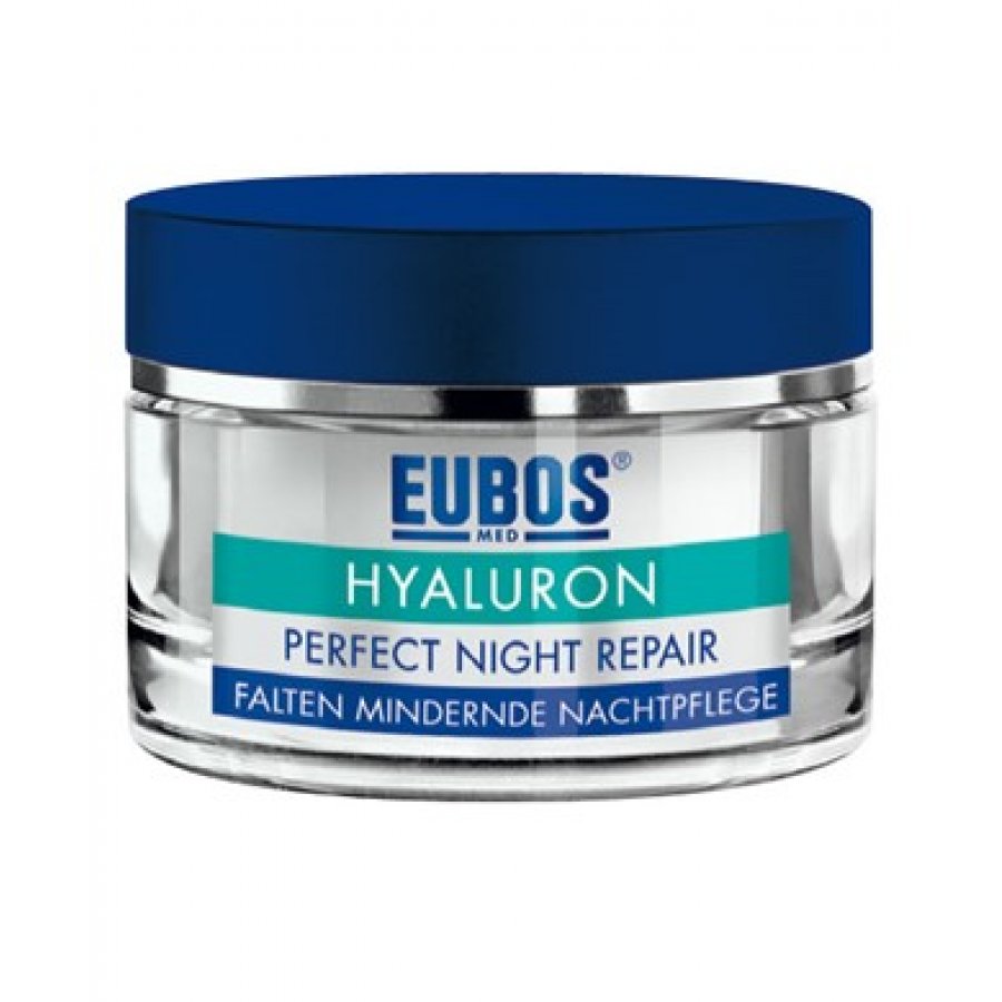 Eubos Hyaluron Perfect Night Repair 50ml - Trattamento Notturno Rigenerante con Acido Ialuronico