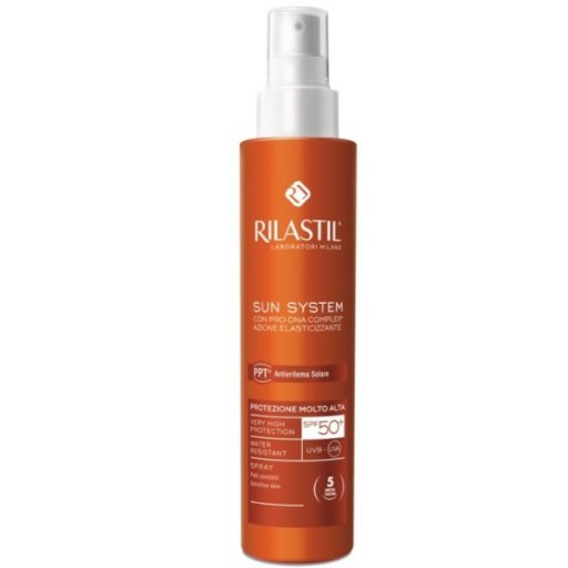 Rilastil - Sun System Spray SPF50+ 200ml - Emulsione Solare Protettiva
