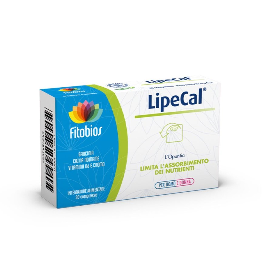 LipeCal, integratore per controllo del peso e metabolismo, 30 compresse