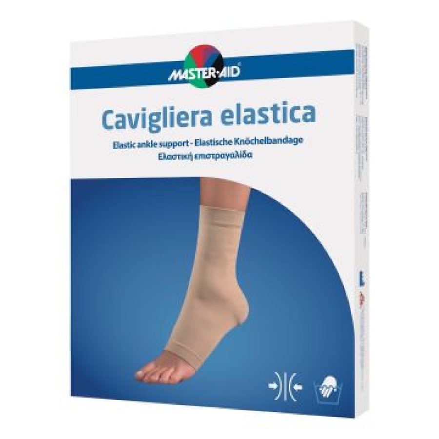 Master-Aid Sport Cavigliera Elastica Pro, 1 pezzo Taglia Unica