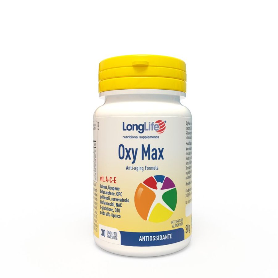 Longlife, Oxy Max, 30 Tavolette Longlife, Oxy Max, 30 Tavolette