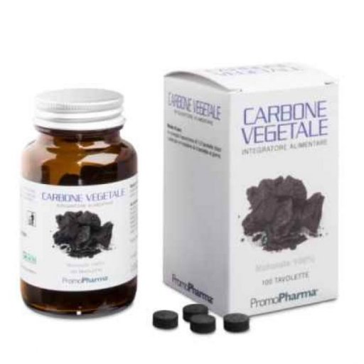 Carbone Vegetale- Integratore di Carbone Vegetale - 100 Compresse