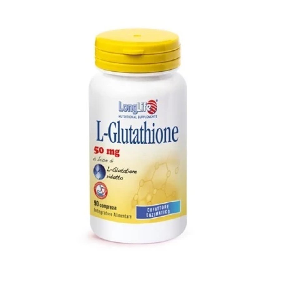 LongLife, L-Glutathione, 90 Compresse