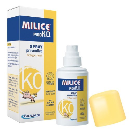 Milice Pido K.O. Spray Preventivo Pidocchi, 100 ml